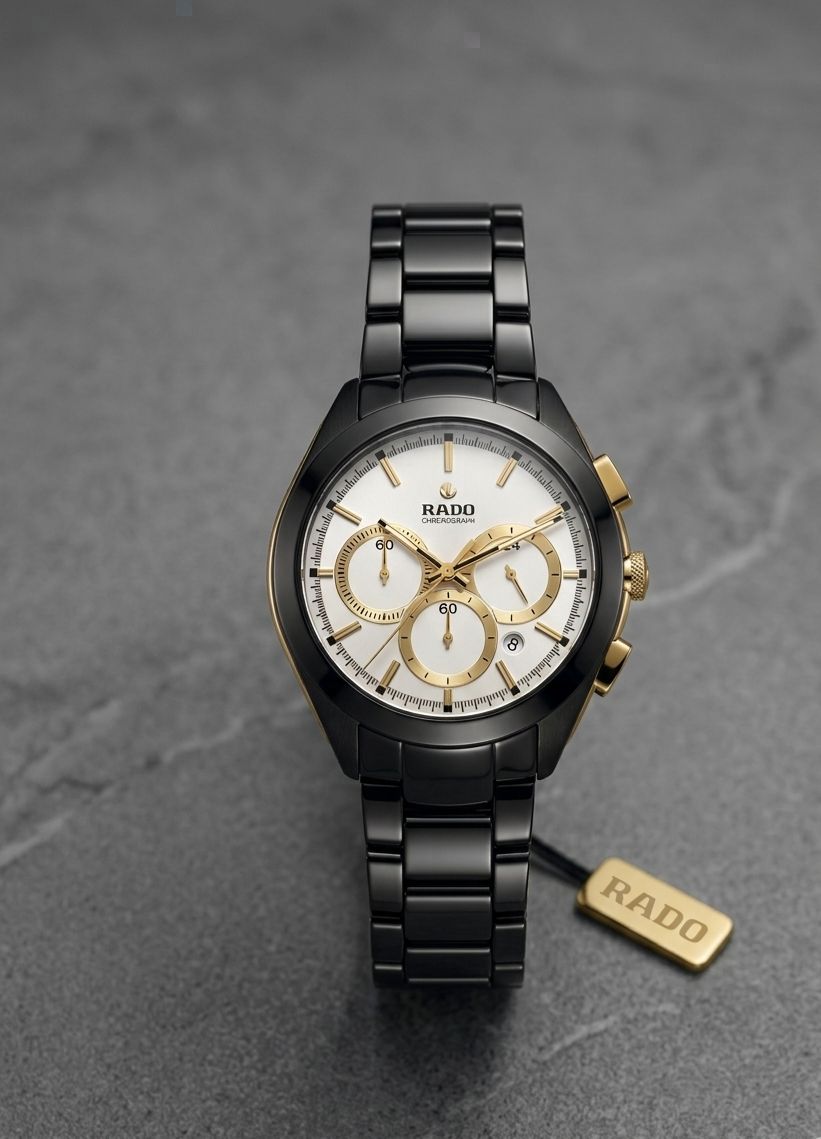 Rado HyperChrome Automatic White Dial Ceramic Men's Watch