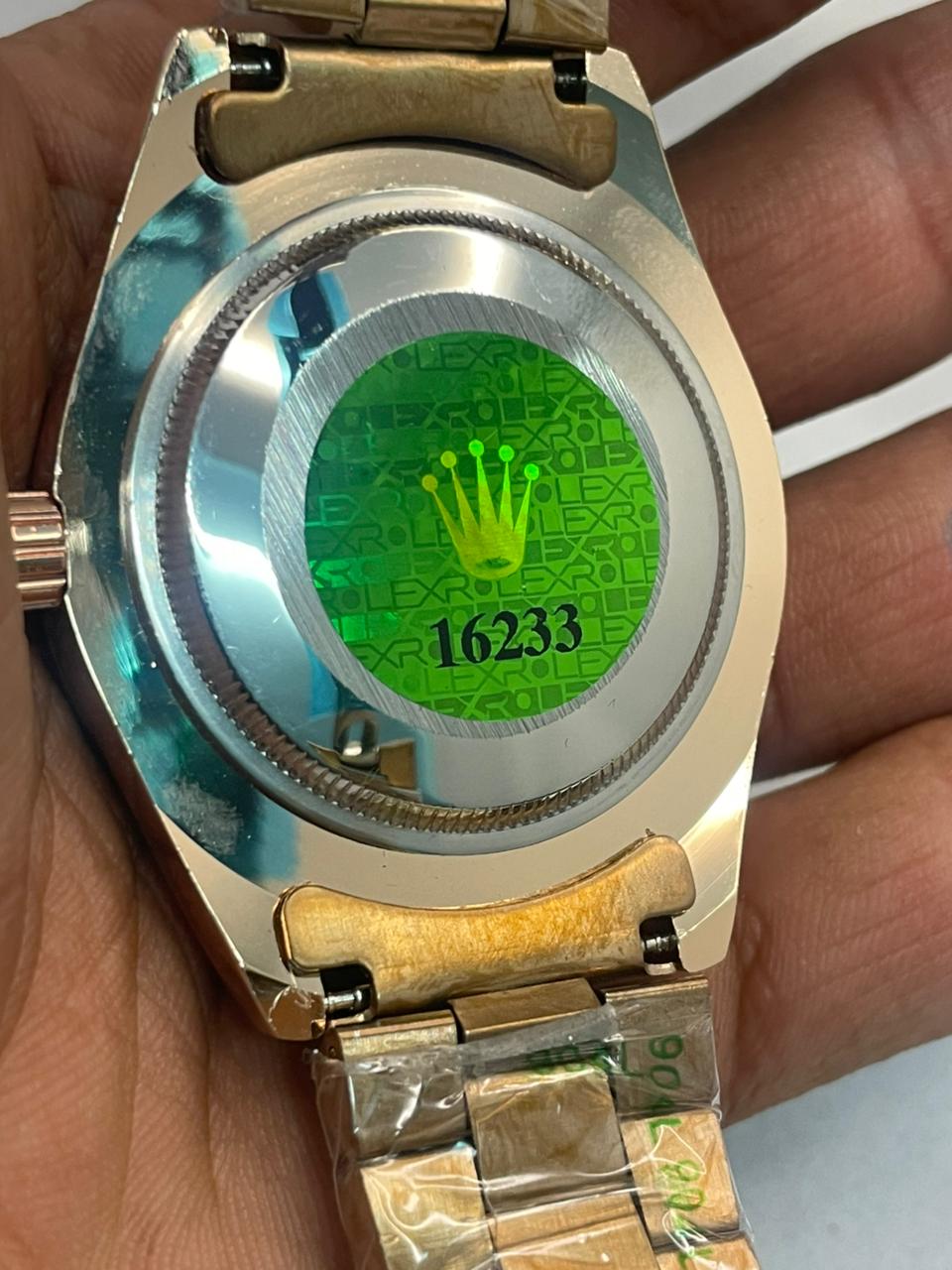 ROLEX DAY-TIME WITH A GREEN DIAL