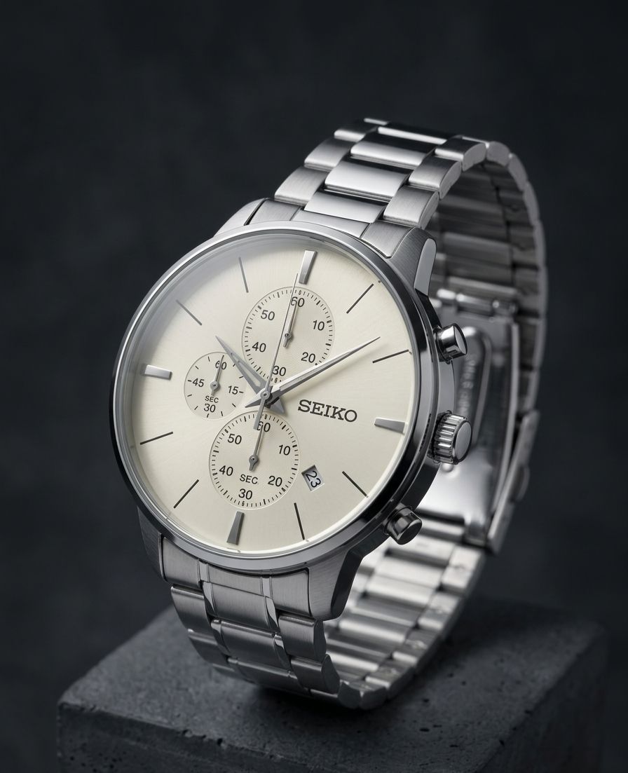 Seiko men's chronograph watch