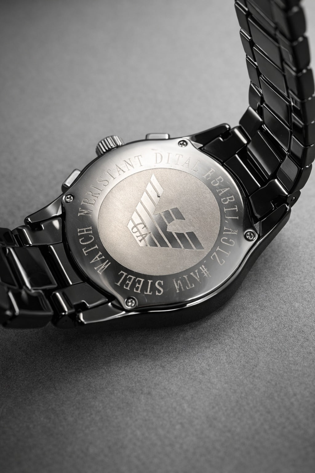 Emporio Armani Ceramica Black Chronograph