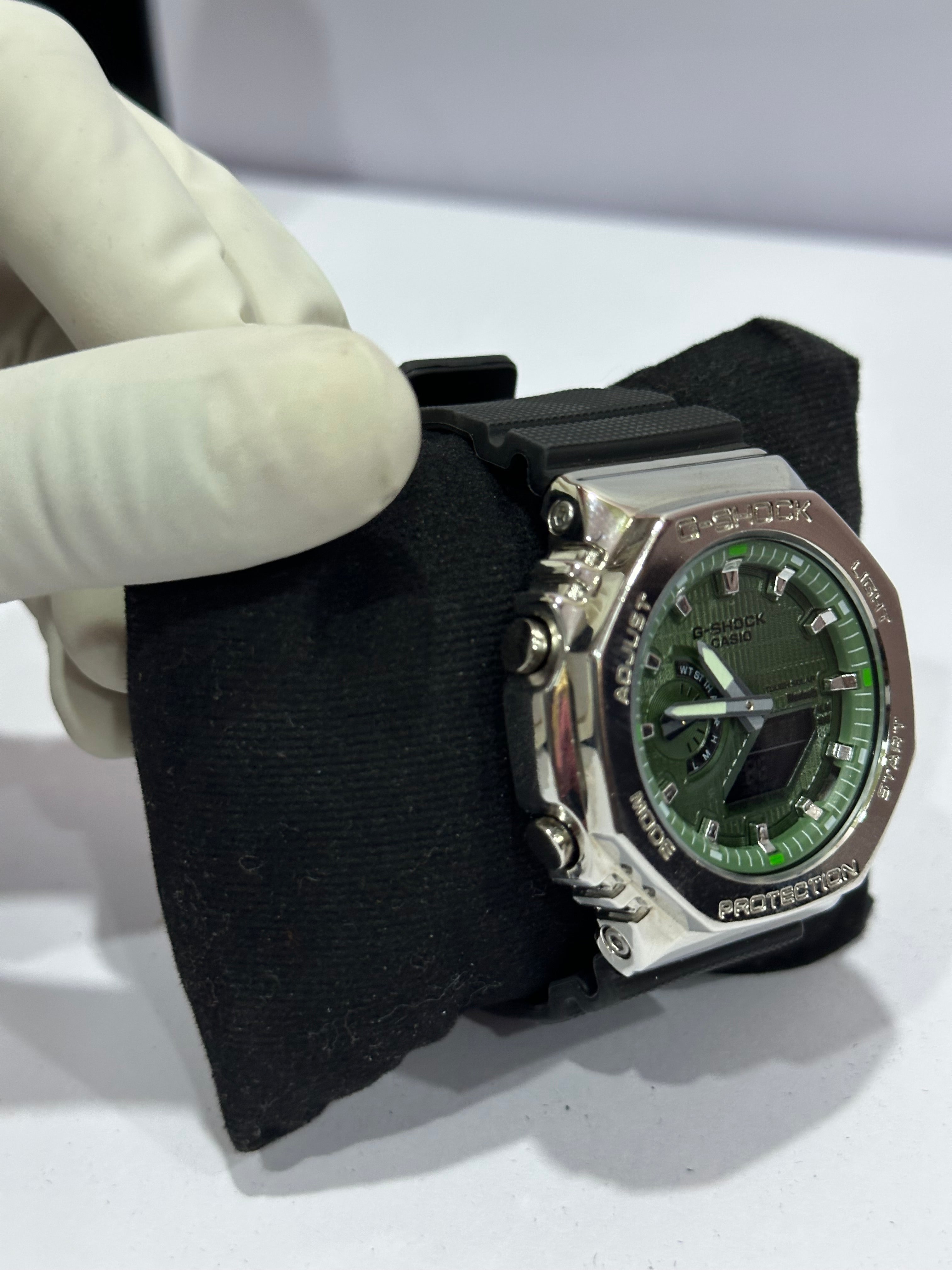 G-Shock Green Dial Black Strap Premium Watch