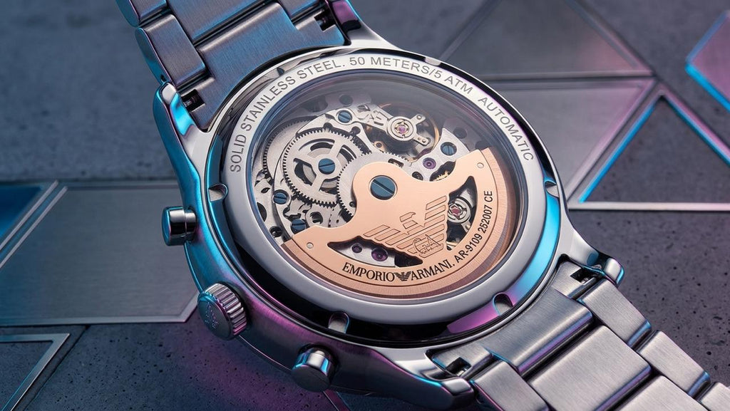 Emporio Armani Sea Explorer Automatic Blue Dial Men's Watch