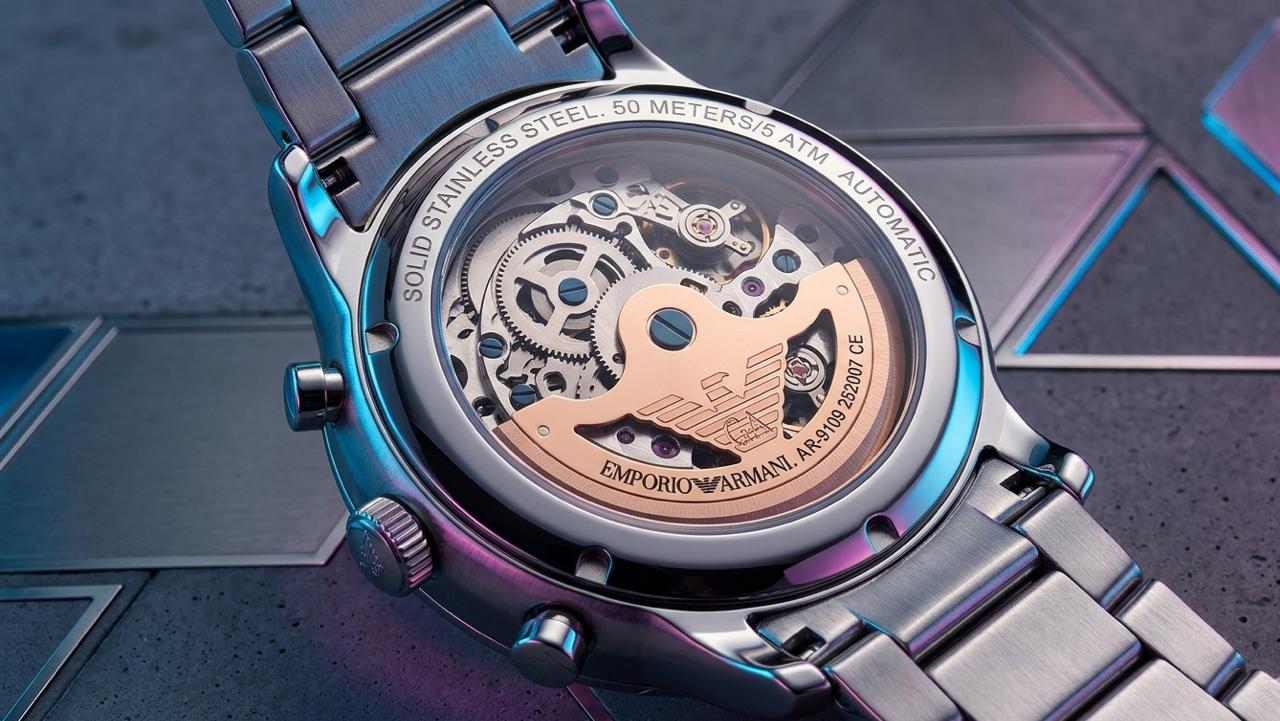 Emporio Armani Sea Explorer Automatic Blue Dial Men's Watch