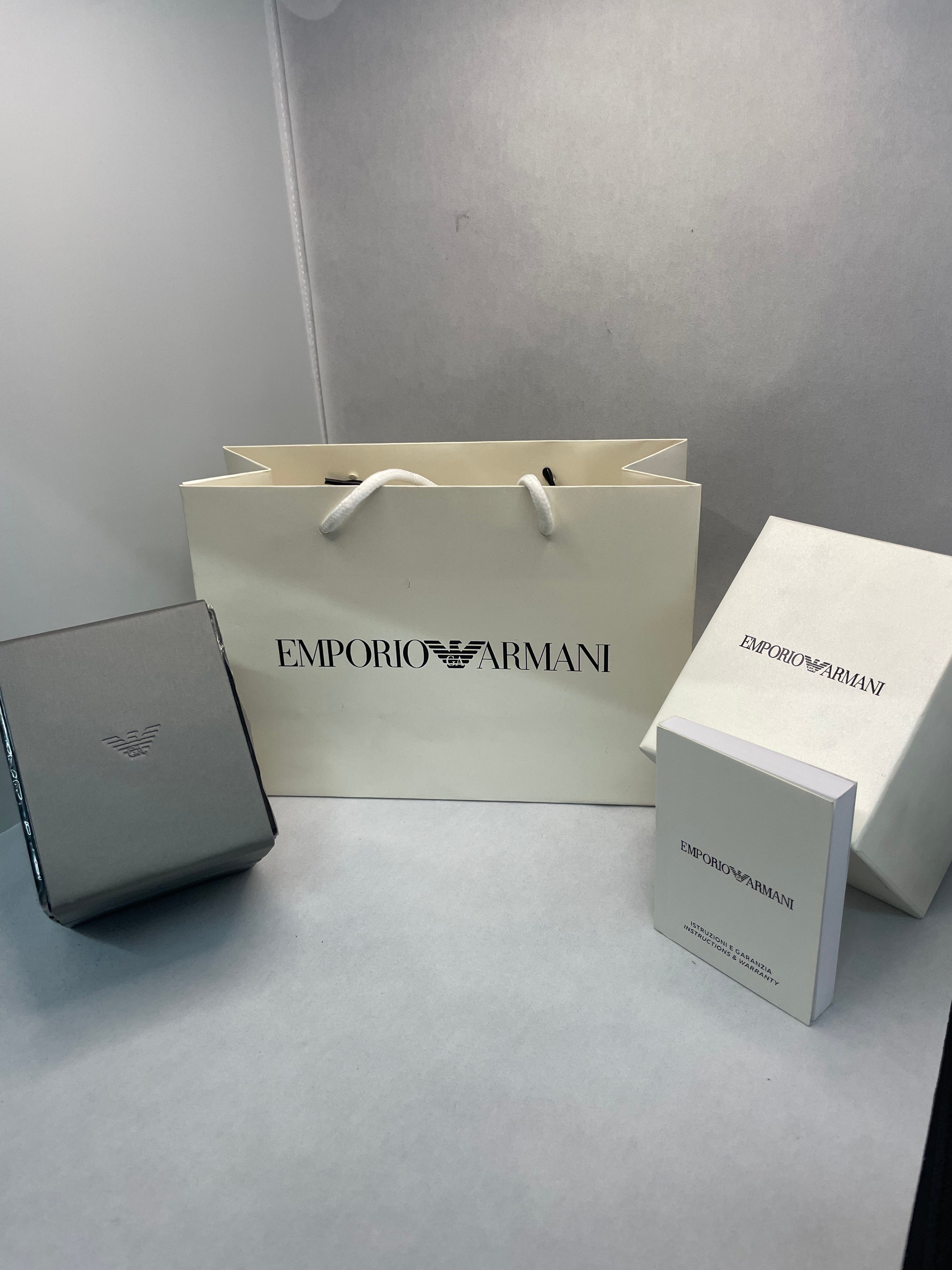 Emporio Armani Ceramica Black Chronograph