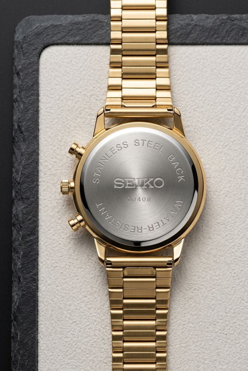 SEIKO | GOLD-TONED MEN'S WRISTWATCH
