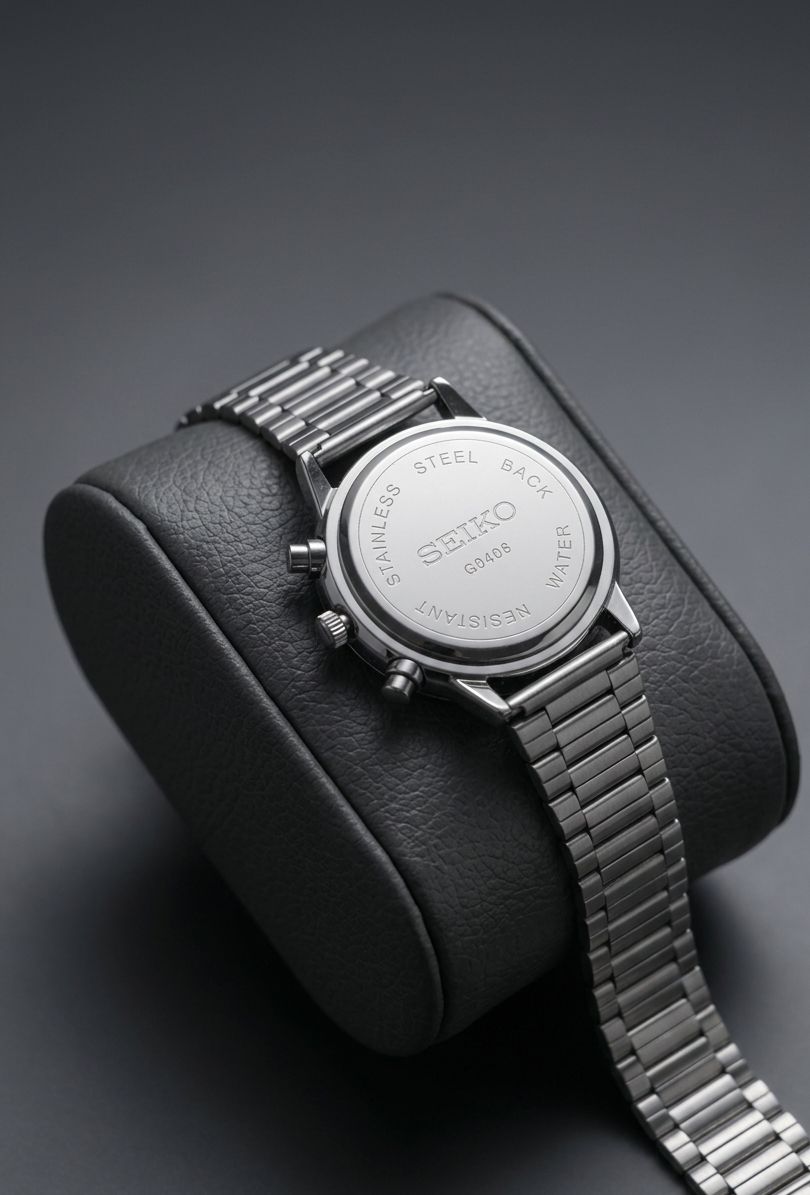 Seiko men's chronograph watch